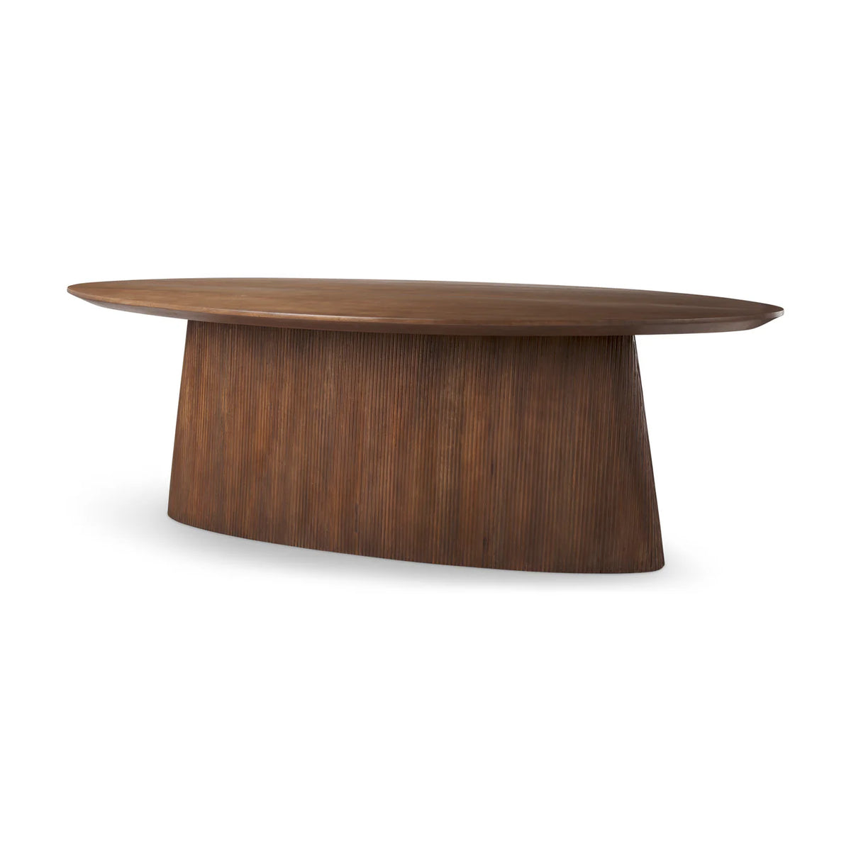 Lance Dining Table Medium Brown Wood