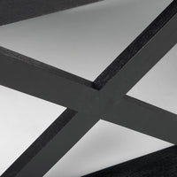 Forsey Rectangular Coffee Table Black Wood