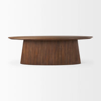 Lance Dining Table Medium Brown Wood