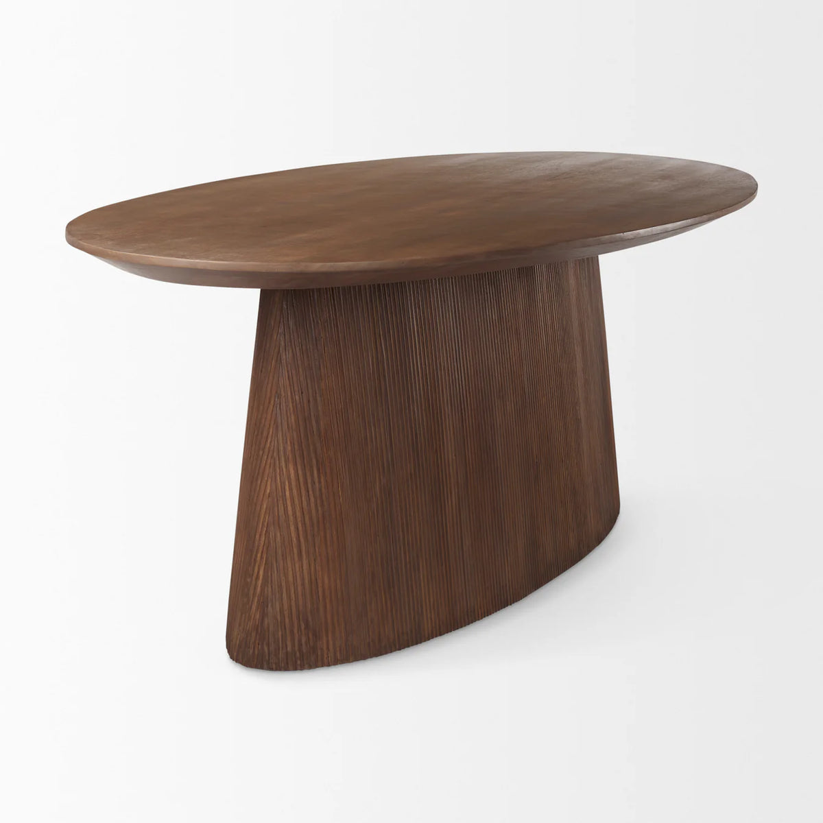 Lance Dining Table Medium Brown Wood