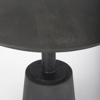 Maxwell Bistro Table Black-Brown Wood