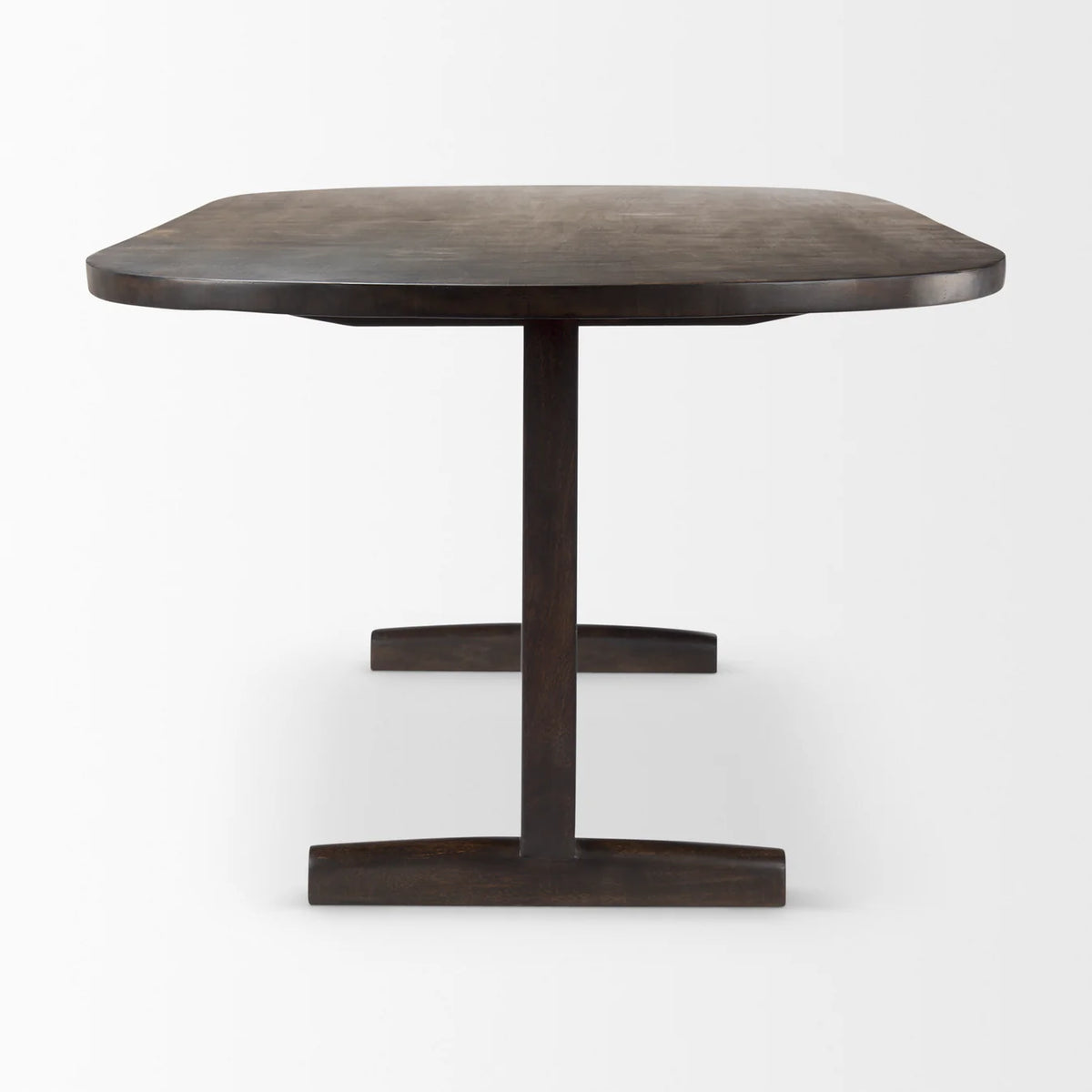 Viktor Dining Table Dark Brown Wood | 94L