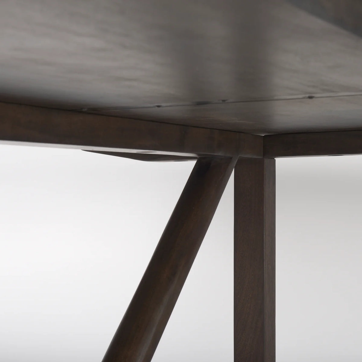 Viktor Dining Table Dark Brown Wood | 94L