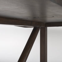 Viktor Dining Table Dark Brown Wood | 94L