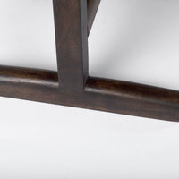 Viktor Dining Table Dark Brown Wood | 94L