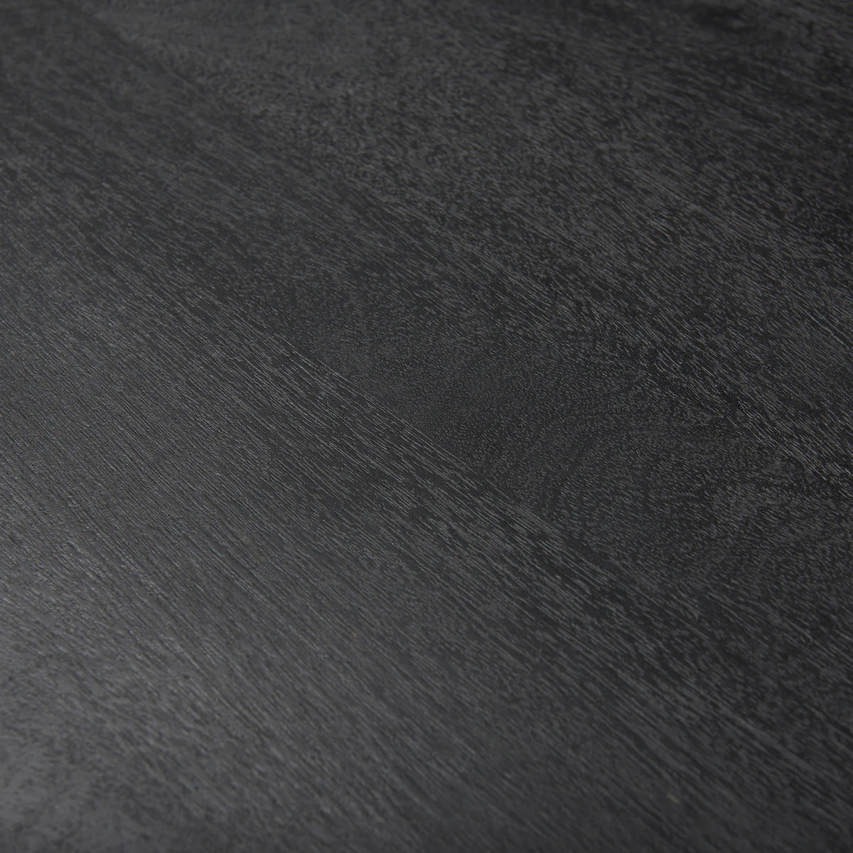 Forsey Round Coffee Table Black Wood