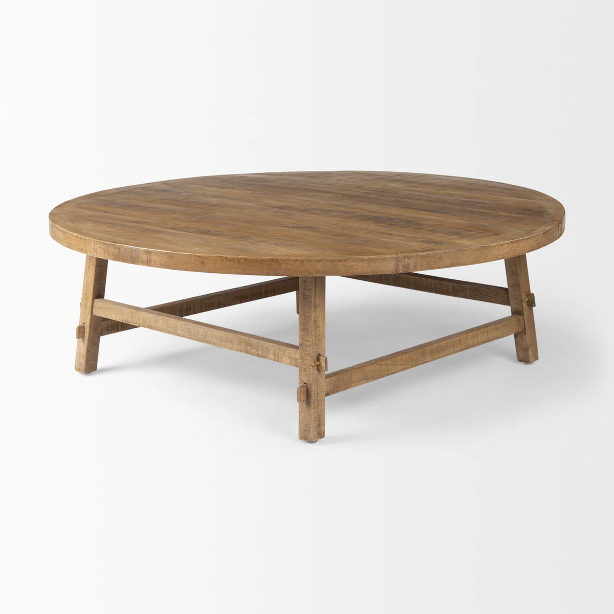 Rosie Coffee Table Medium Brown Wood | 48"
