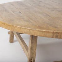 Rosie Coffee Table Medium Brown Wood | 48"