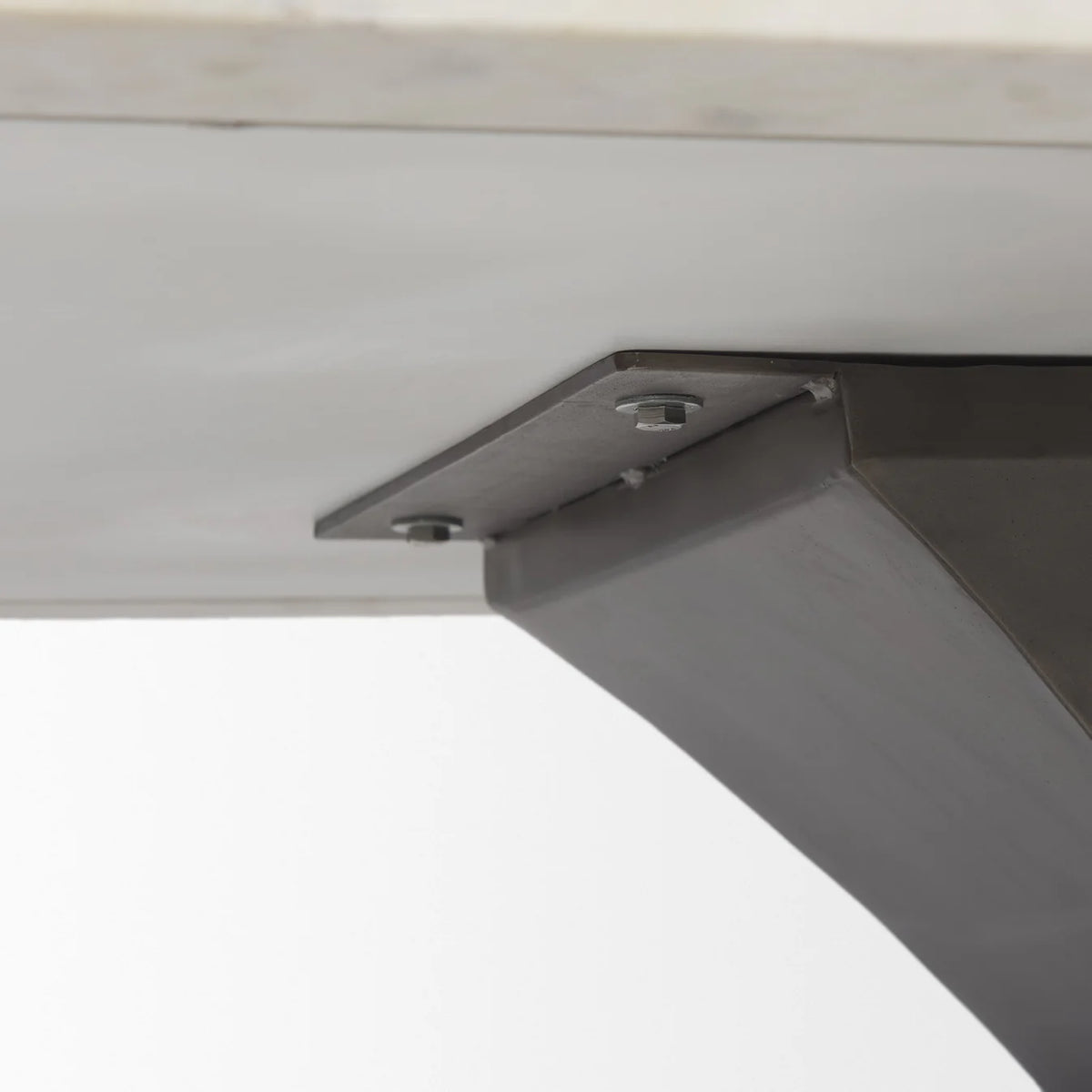 Maxton Dining Table White Marble | Gunmetal