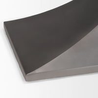 Maxton Dining Table White Marble | Gunmetal