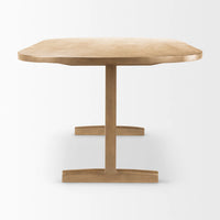 Viktor Dining Table Light Brown Wood | 94L