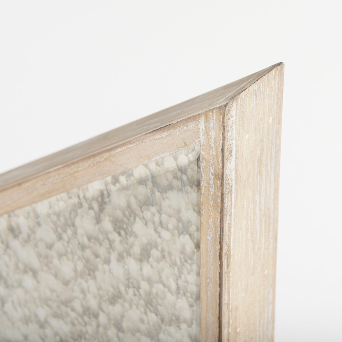 Cheveronna 36x12 Light Brown Wood Frame Mirror