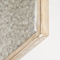 Cheveronna 36x12 Light Brown Wood Frame Mirror