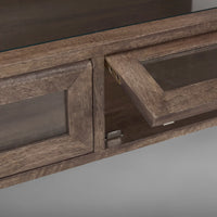 Arelius Coffee Table %7C Rectangular Medium Brown Wood | Black Metal | Rectangular