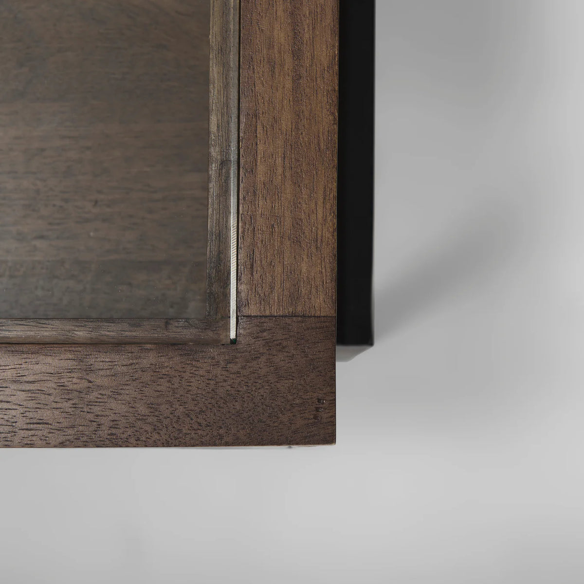 Arelius Coffee Table %7C Rectangular Medium Brown Wood | Black Metal | Rectangular