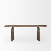 Isla Dining Table Oval | Dark Brown