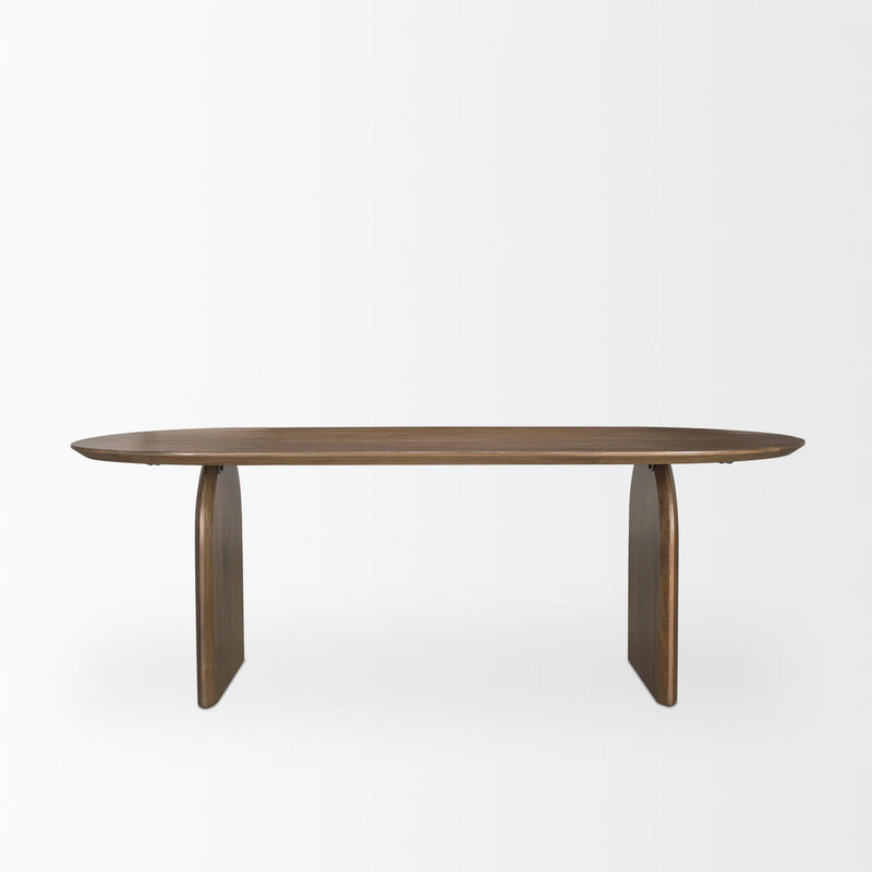 Isla Dining Table Oval | Dark Brown