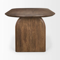 Isla Dining Table Oval | Dark Brown