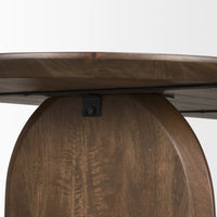 Isla Dining Table Oval | Dark Brown
