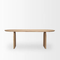Isla Dining Table Oval | Light Brown
