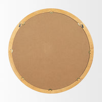 Roan Black Wood Beaded Wall Mirror