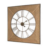 Rondell Wall Clock Gold Metal | Wood