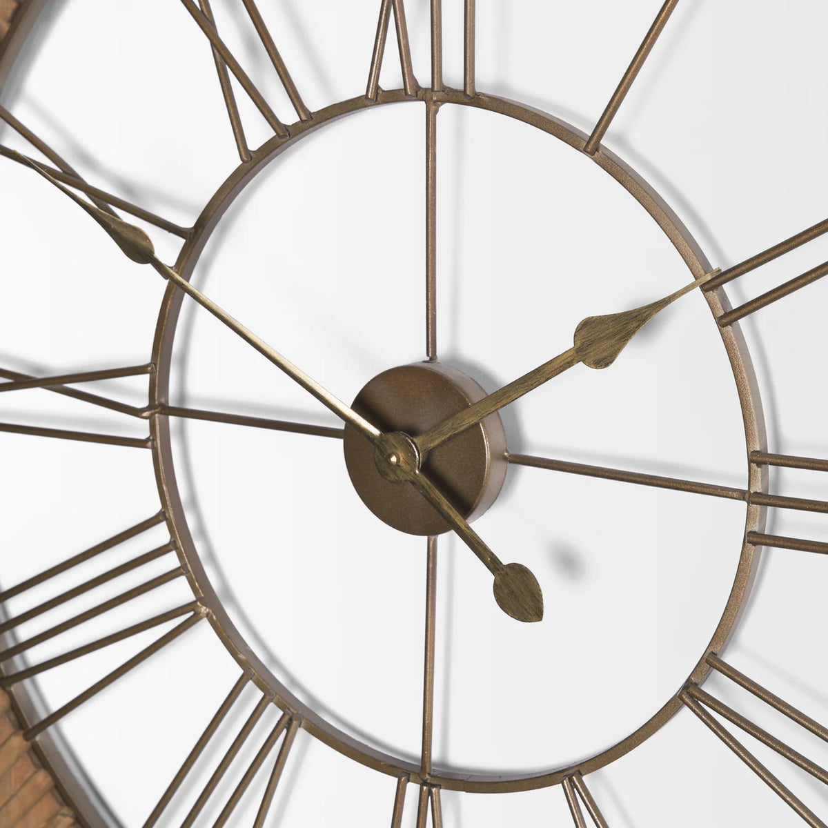 Rondell Wall Clock Gold Metal | Wood