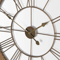 Rondell Wall Clock Gold Metal | Wood