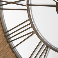 Rondell Wall Clock Gold Metal | Wood