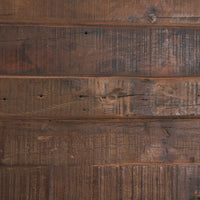 Wilton Coffee Table Black Metal | Brown Wood