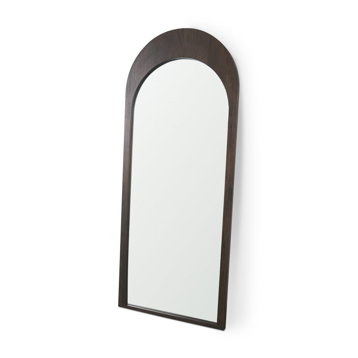 Celeste Wood Arched Floor Mirror