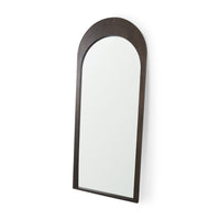 Celeste Wood Arched Floor Mirror