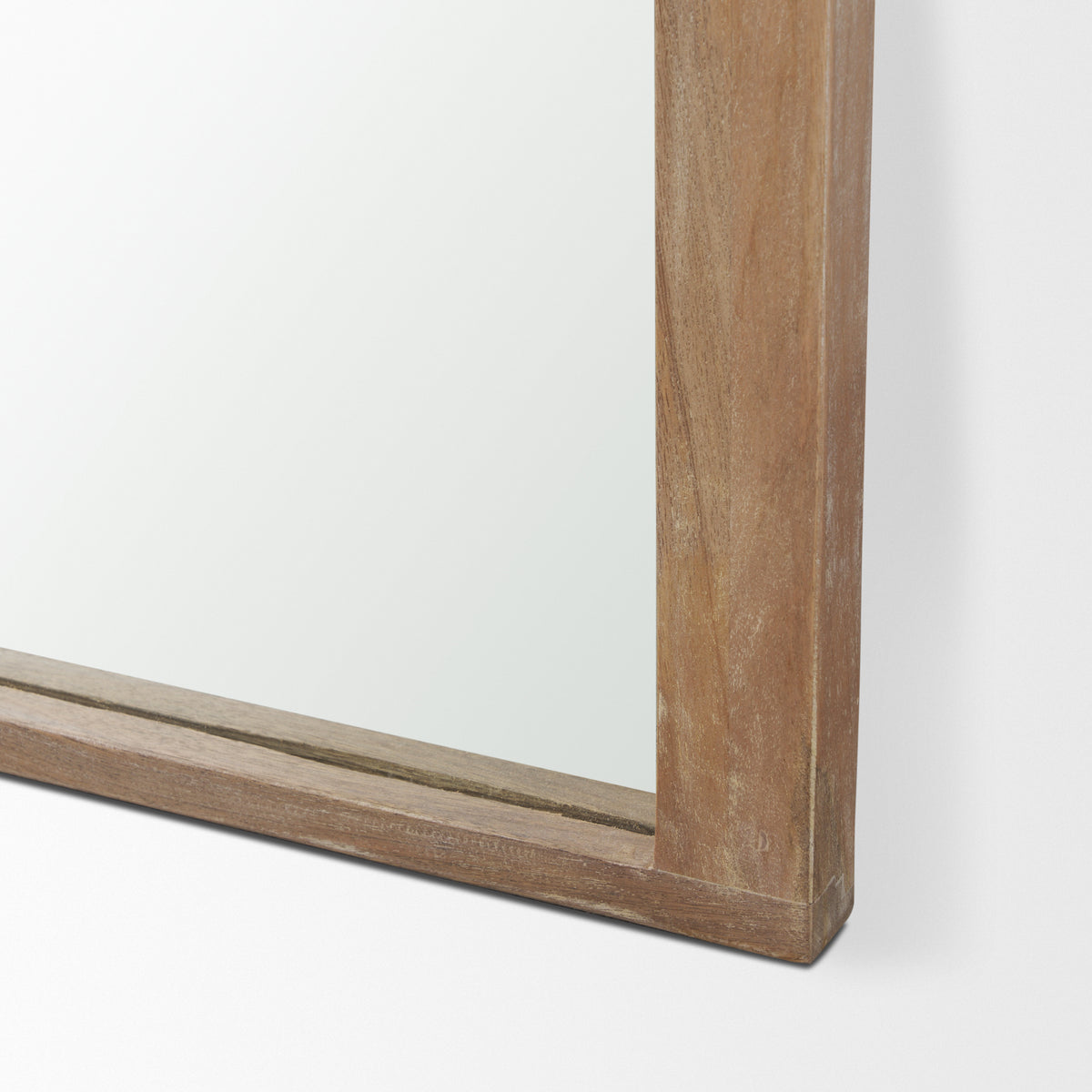 Celeste Wood Arched Floor Mirror