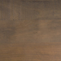 Araxi Dining Table Dark Brown Wood | Black Metal