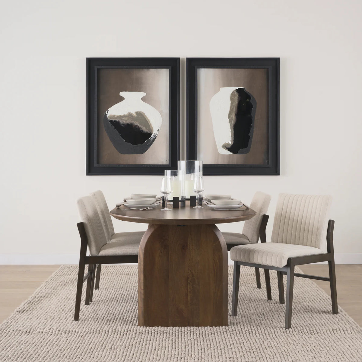 Isla Dining Table Oval | Dark Brown