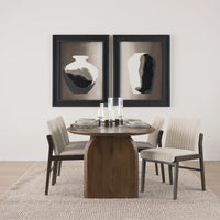 Isla Dining Table Oval | Dark Brown