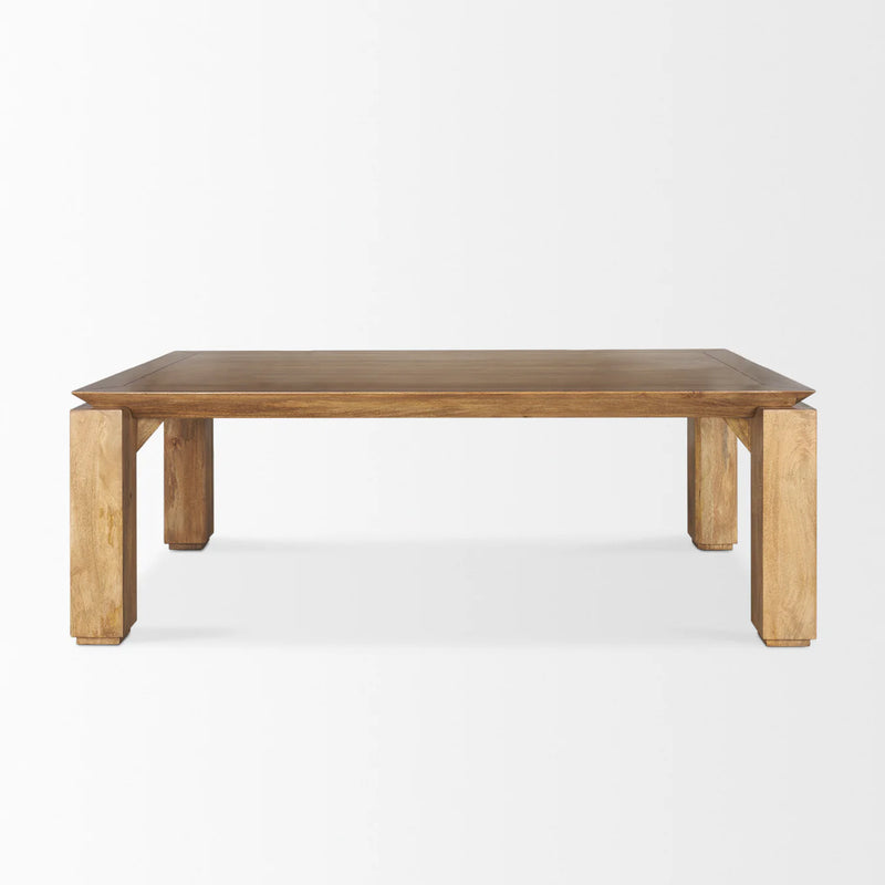 Sapphira Dining Table Brown Wood