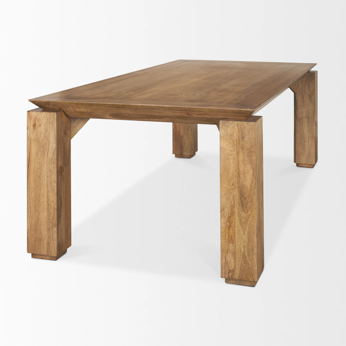 Sapphira Dining Table Brown Wood