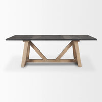 Rialto Dining Table Black | Brown | 96x42