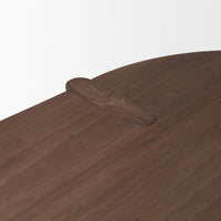 Sohan Dining Table Dark Brown Wood
