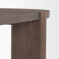Sohan Dining Table Dark Brown Wood