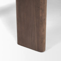 Sohan Dining Table Dark Brown Wood