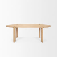 Sohan Dining Table Light Brown | Wood
