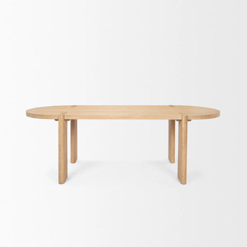 Sohan Dining Table Light Brown | Wood