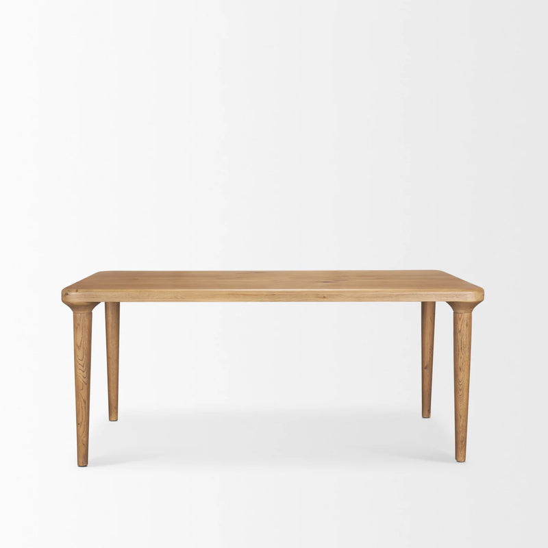 Suvan Dining Table Light Brown Wood | 72"