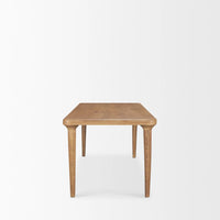 Suvan Dining Table Light Brown Wood | 72"