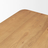 Suvan Dining Table Light Brown Wood | 72"