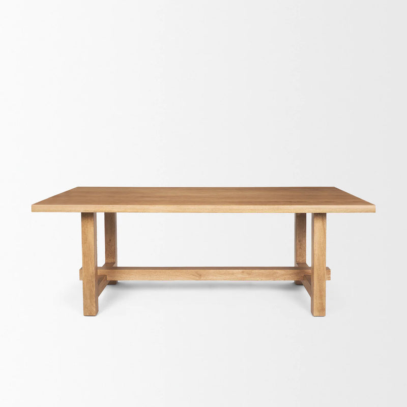 Suke Dining Table Natural Wood | 84"