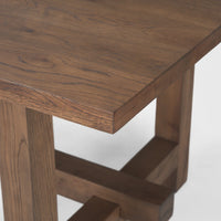 Suke Dining Table Medium Brown Wood | 84"