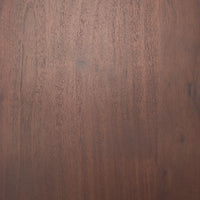 Soma Dining Table Red Brown Wood